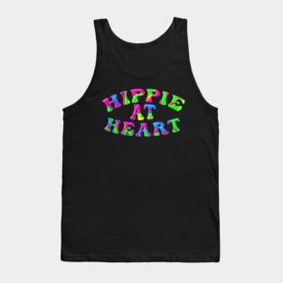 Tie Dyed HIPPIE AT HEART Tank Top